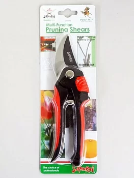 Секатор с тефлоновым лезвием и приспособлением для зачистки L=205мм Samurai